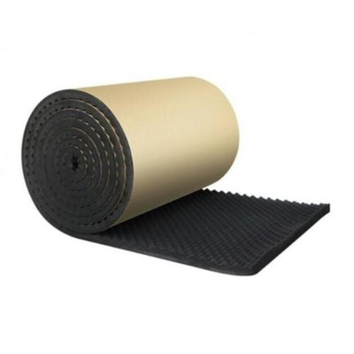 black acoustic foam sheet roll