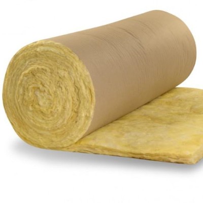 glass wool with kraft paper