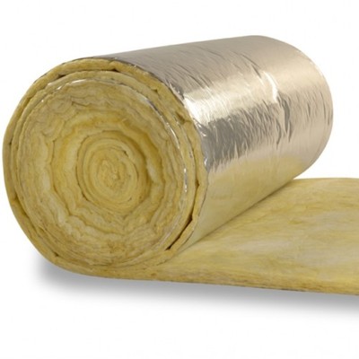 glass wool with alu foil