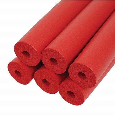 red color rubber foam tubing